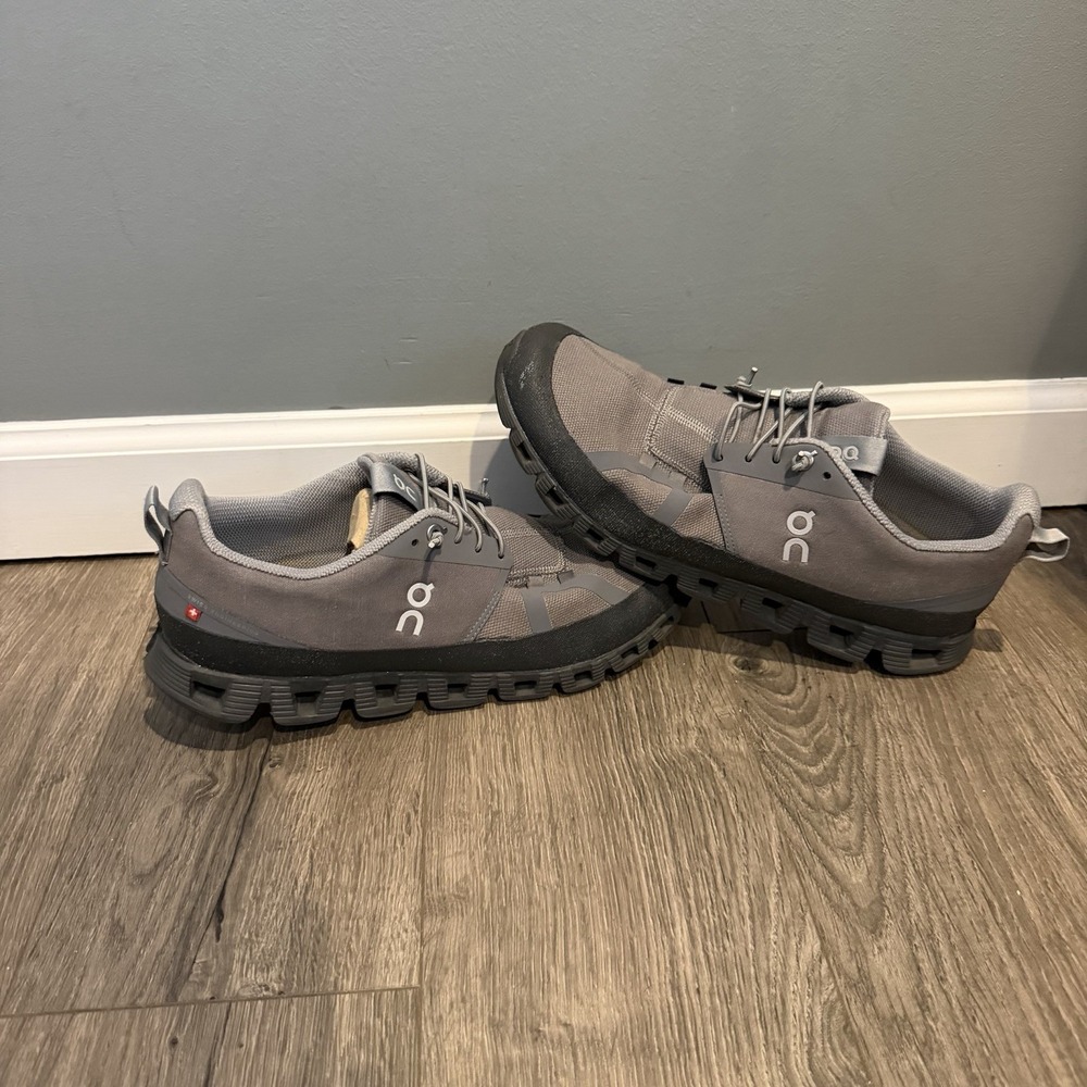 On Cloud 6 Gray Size 10.5 Running Shoes Cushioned Walking/ NO INSOLES!!!